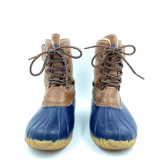 JBU JAMBU Nala Vegan Leather Navy Duck Boots Sz 8 - Picture 3 of 6